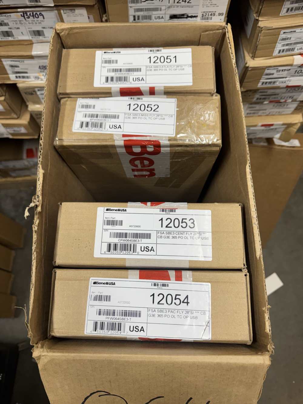 BENELLI SBE 3 FLYWAY SERIES SET #64/100 ALL 4 - UNOPENED -img-1