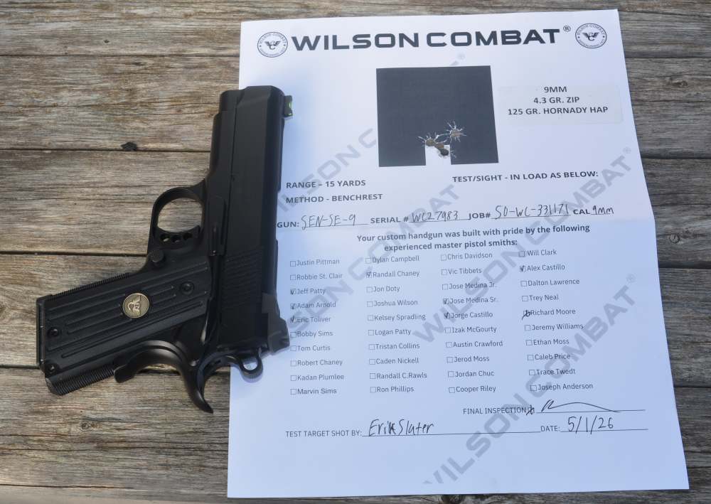 Wilson Combat  Sentinel conceal and carry 9mm EZ PAY $233-img-1