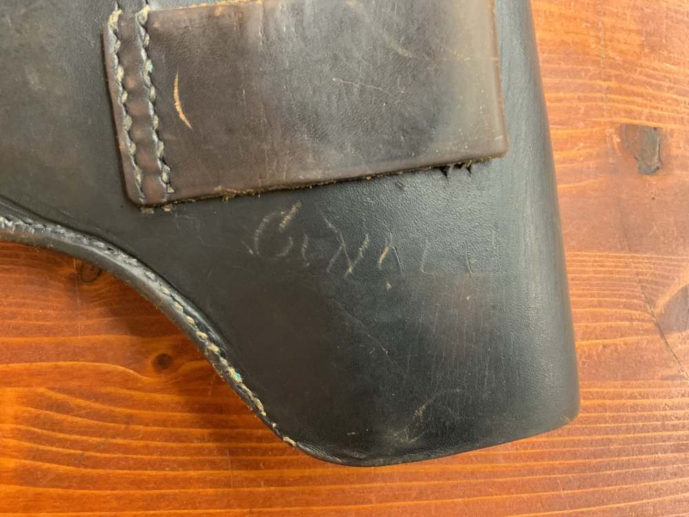 Mauser HSC w/Capture papers Waffen marks 7.65 .32ACP Trench art w/Holster-img-8