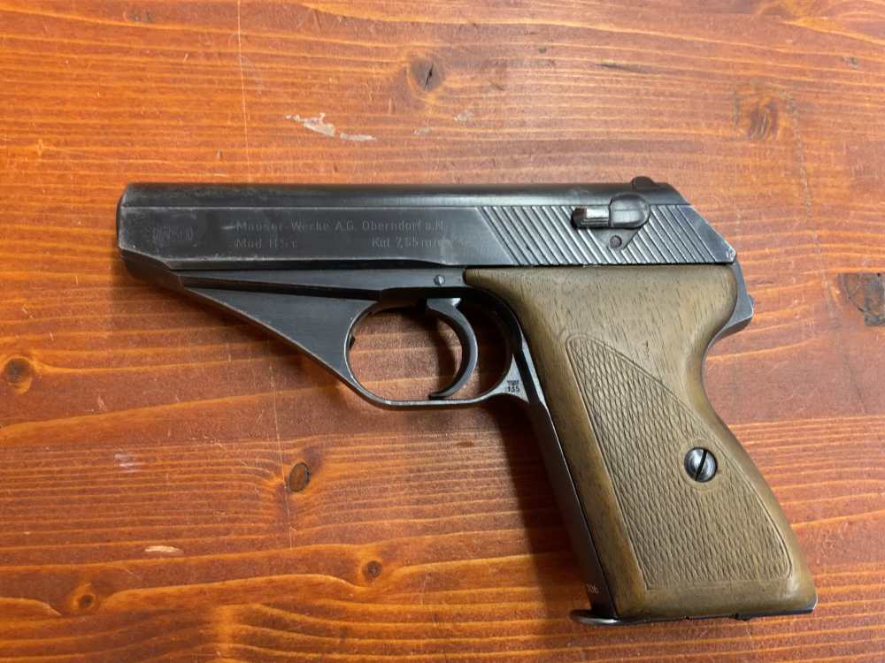 Mauser HSC w/Capture papers Waffen marks 7.65 .32ACP Trench art w/Holster-img-4
