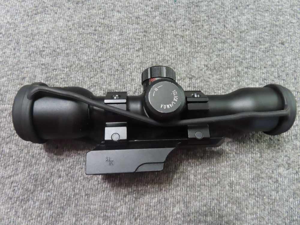 BSA TW 4x30 RIFLE SCOPE WITH BASE FOR RAIL MOUNT, CLEAR OPTICS-img-4