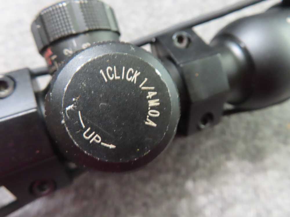 BSA TW 4x30 RIFLE SCOPE WITH BASE FOR RAIL MOUNT, CLEAR OPTICS-img-2