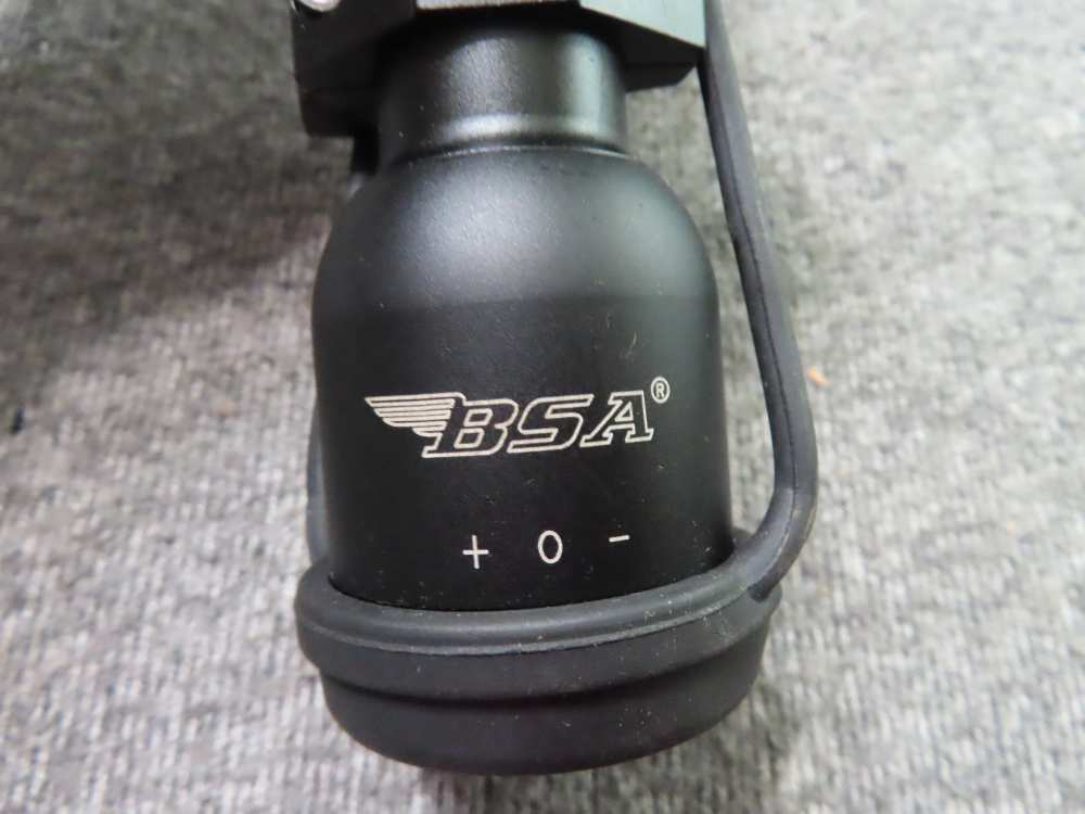 BSA TW 4x30 RIFLE SCOPE WITH BASE FOR RAIL MOUNT, CLEAR OPTICS-img-1