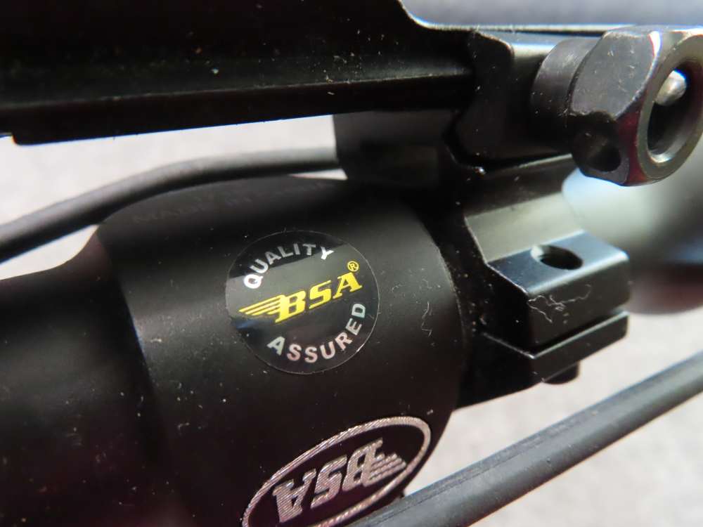BSA TW 4x30 RIFLE SCOPE WITH BASE FOR RAIL MOUNT, CLEAR OPTICS-img-7