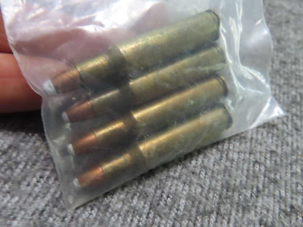120 ROUNDS OF COLLECTABLE AND OBSOLETE RIFLE AMMO, BAGGED & TAGGED-img-36