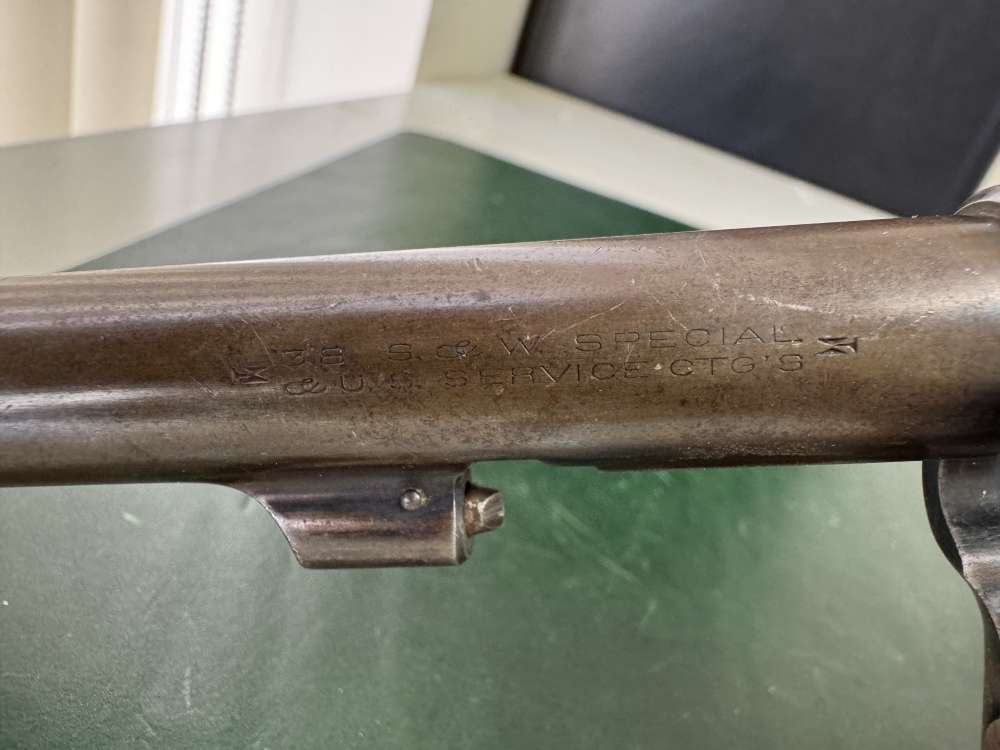 SMITH & WESSON 1902 REVOLVER .38SPL. 6 1/2" BARREL NO RESERVE-img-19