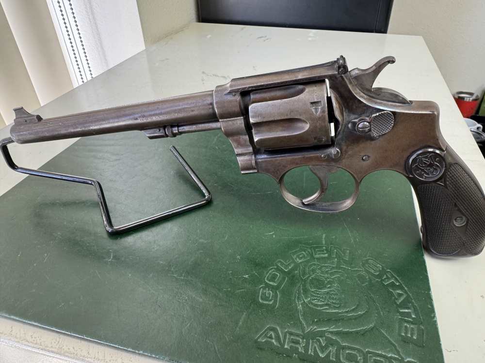 SMITH & WESSON 1902 REVOLVER .38SPL. 6 1/2" BARREL NO RESERVE-img-1