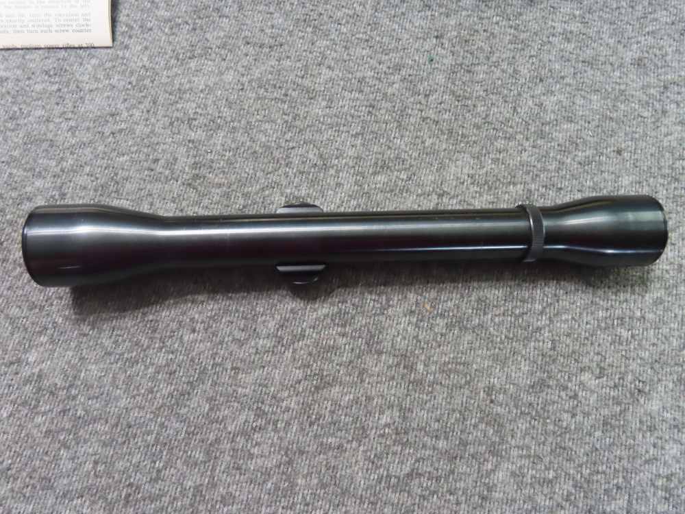 VINTAGE WEAVER MODEL K4 SCOPE-FINE CROSSHAIR RETICLE AND DOT CENTER-W/BOX-img-5