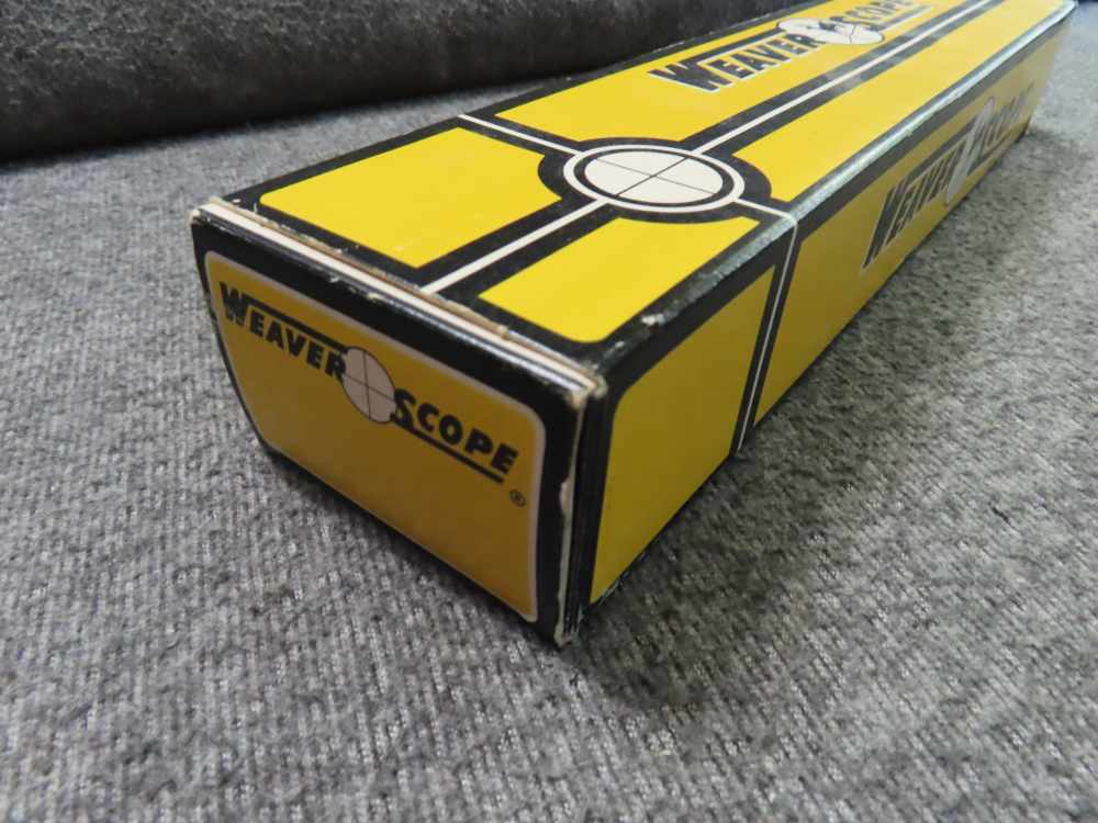 VINTAGE WEAVER MODEL K4 SCOPE-FINE CROSSHAIR RETICLE AND DOT CENTER-W/BOX-img-10