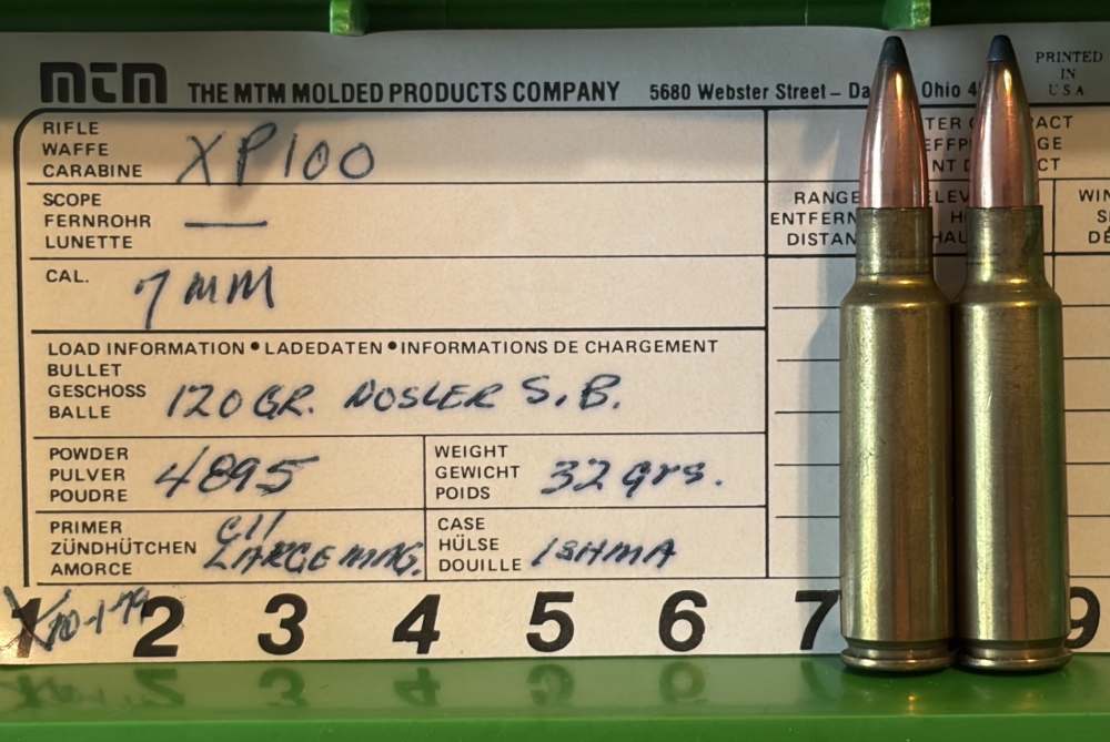 7mm IHMSA 120 gr SP Rifle Ammo 50 rds Nosler 4895 CCI 250 Reloads-img-2