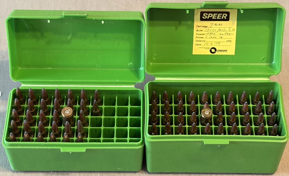 7mm IHMSA 120 gr SP Rifle Ammo 82 rds Nosler 4895 CCI 250 Reloads-img-1