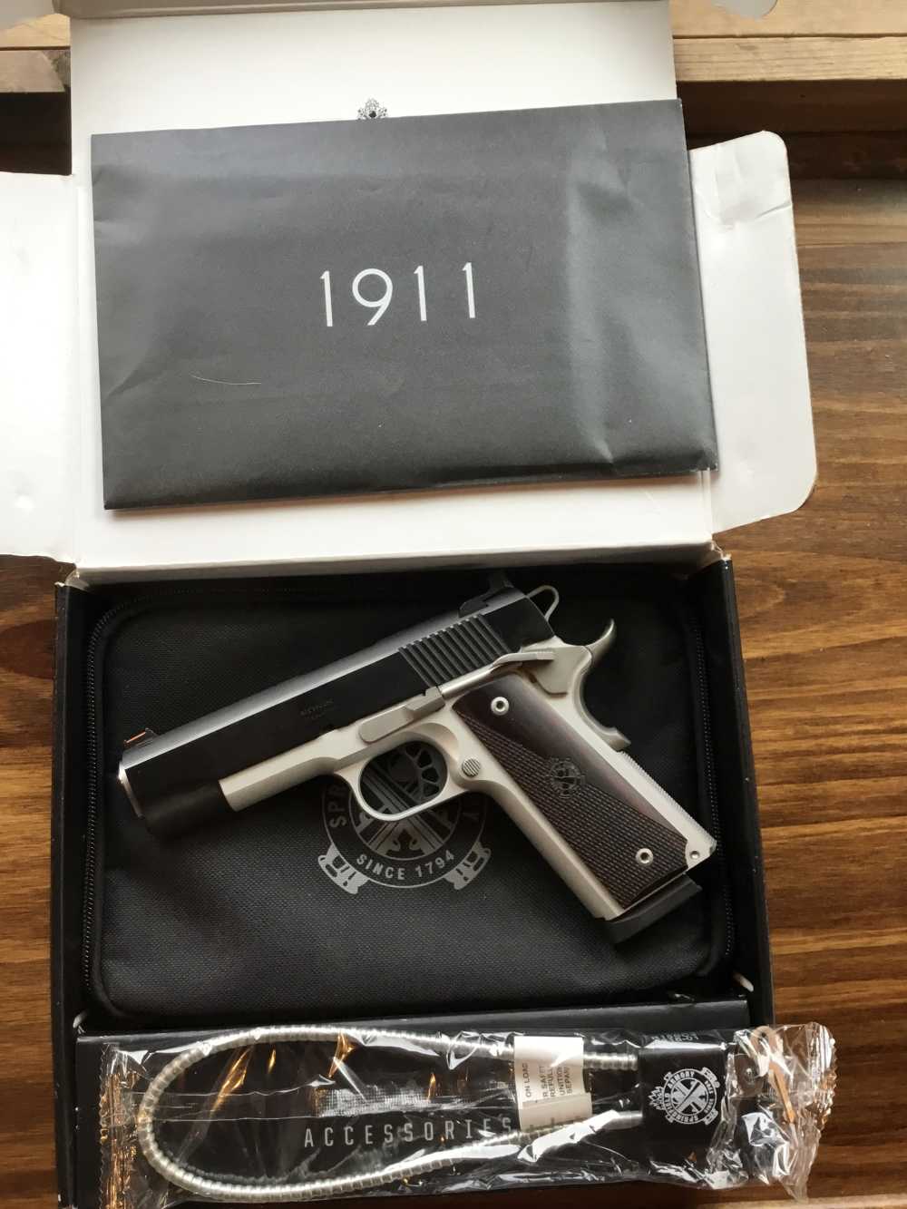 Springfield 1911 Ronin Operator 2-Tone 45 ACP 4.25” PX9118L-img-0