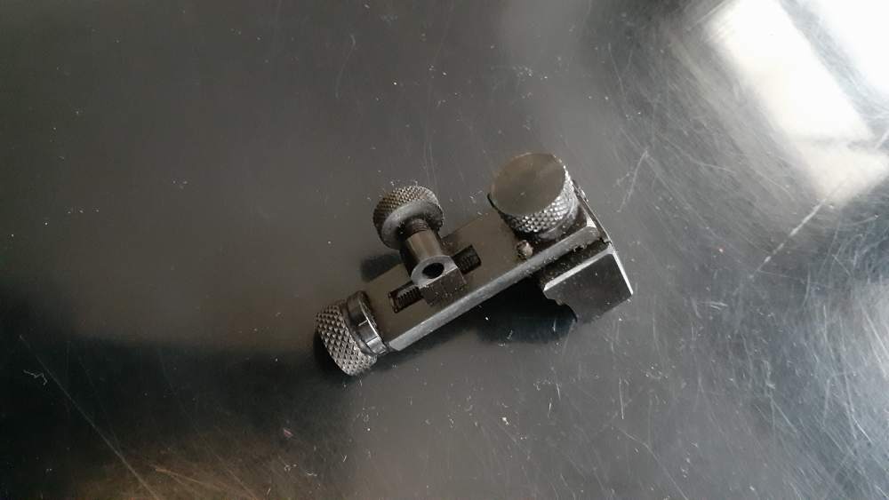 Vintage Redfield 80 WT Micrometer Receiver Peep Sight Winchester 54 70 Rem -img-4