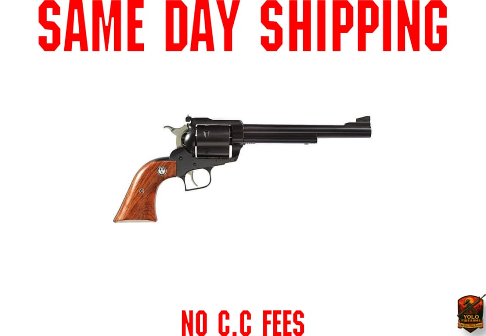 Ruger Super Blackhawk .44 Rem Mag Revolver, 7.5 Barrel, Blued Finish -img-0