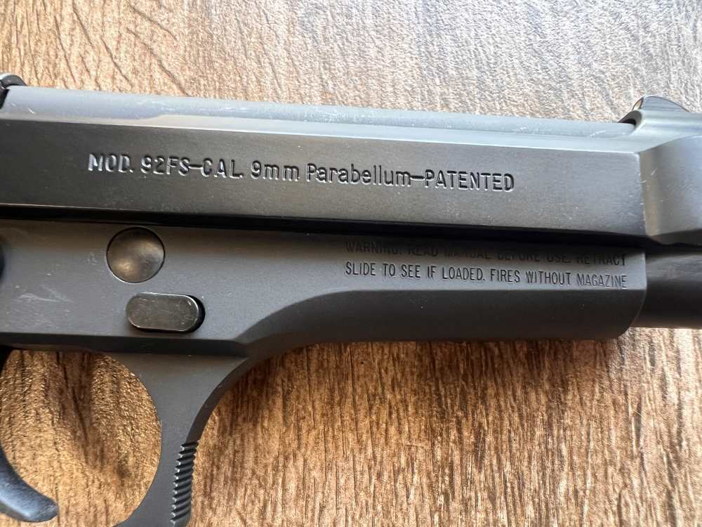 Beretta 92FS 9mm Parabellum 5" Barrel SN BER598313-img-10