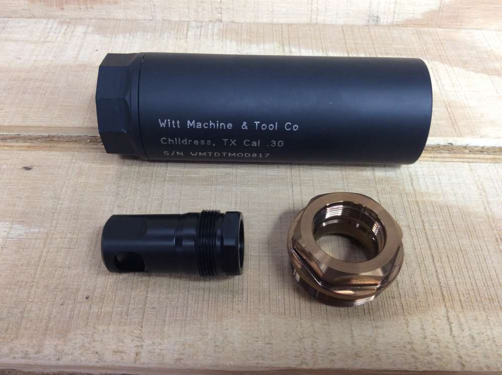 Witt Machine & Tool MOD-1 .30 Cal Suppressor – 5/8x24 Direct Thread – -img-0
