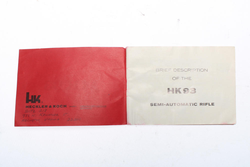 HK FACTORY PRE BAN IMPORT HK93 MANUAL!-img-1