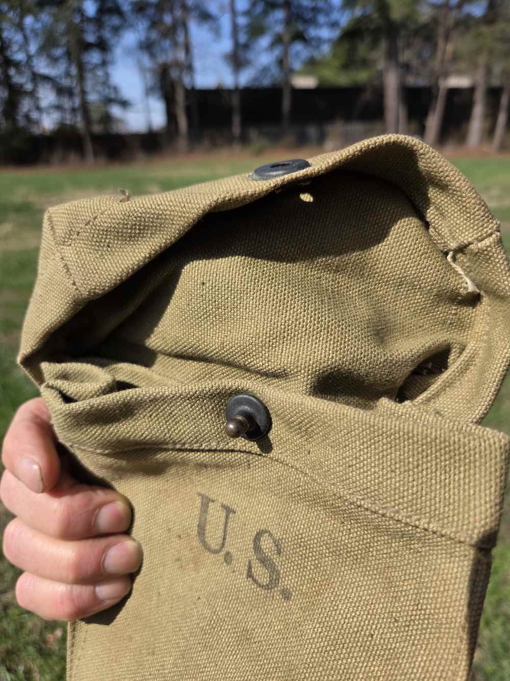 WW2 ammunition bag original GI -img-2