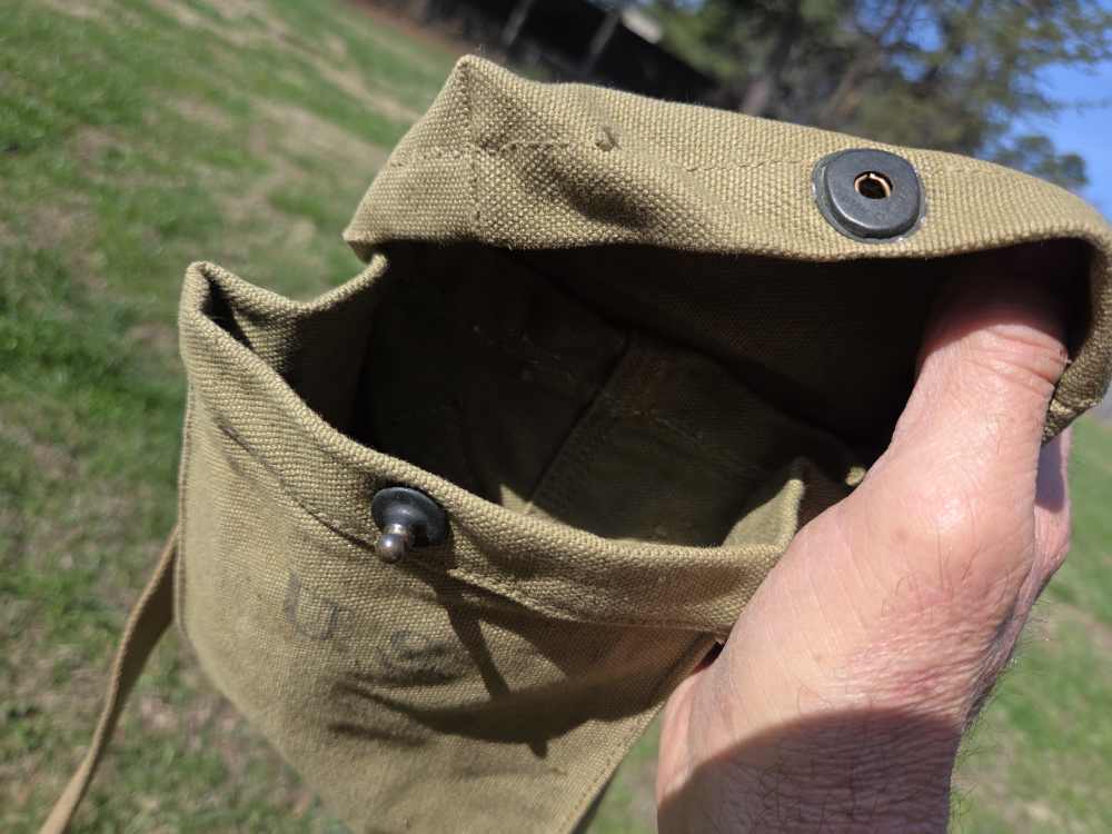 WW2 ammunition bag original GI -img-4