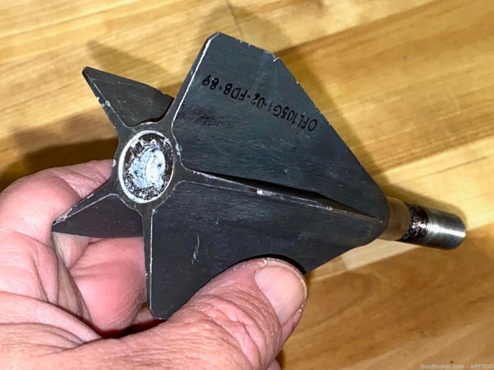 FRENCH APFSDS-T Stabilization Fins Inert Tank Projectile SABOT Dart Armor -img-3