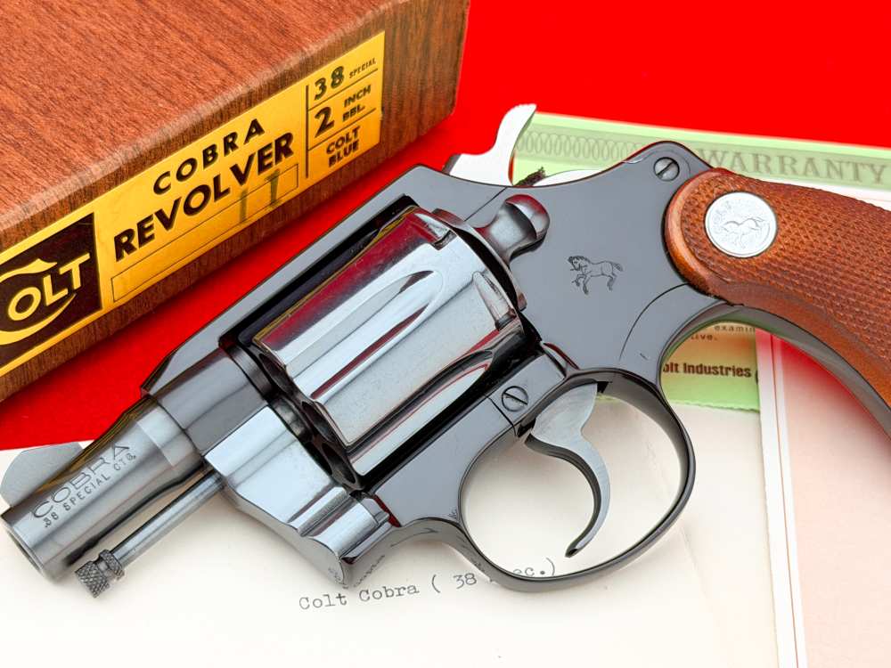 TIME CAPSULE 1971 Colt Cobra .38 S&W Special 2” Royal Blue 100% NOS-img-4