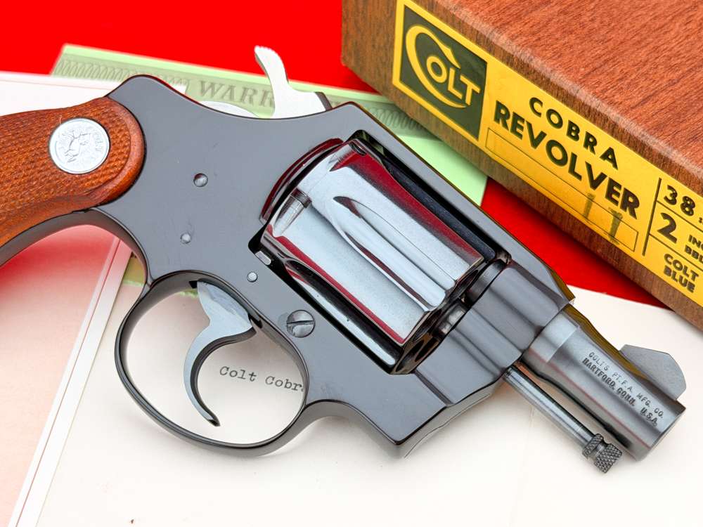 TIME CAPSULE 1971 Colt Cobra .38 S&W Special 2” Royal Blue 100% NOS-img-8