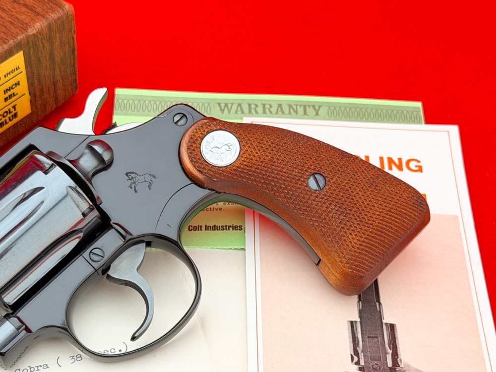 TIME CAPSULE 1971 Colt Cobra .38 S&W Special 2” Royal Blue 100% NOS-img-5
