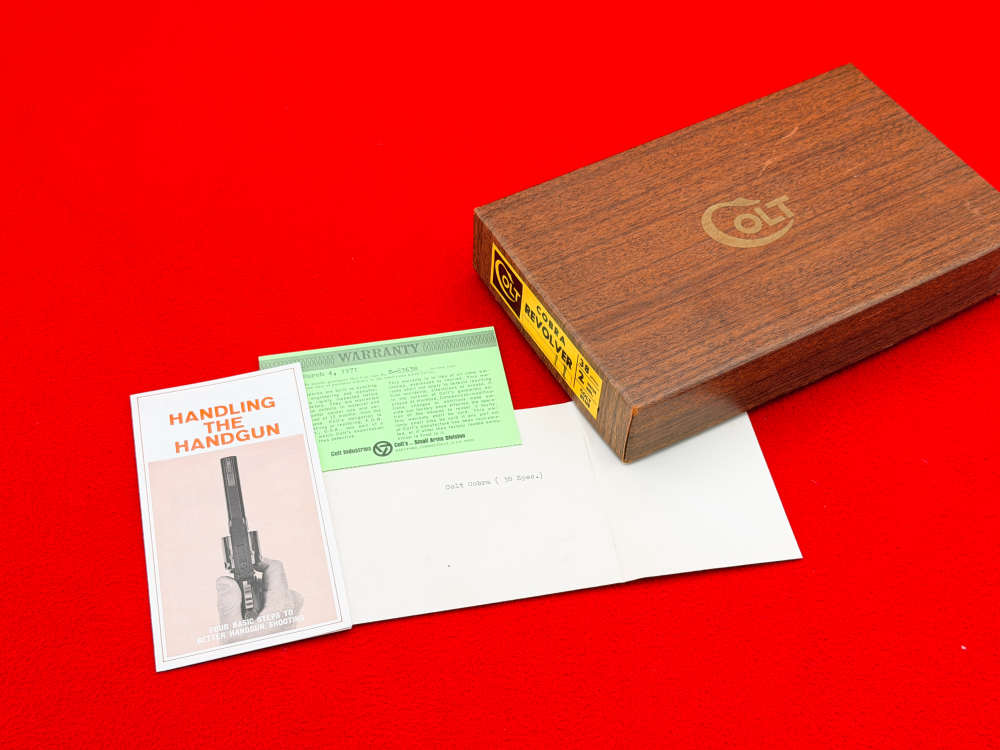 TIME CAPSULE 1971 Colt Cobra .38 S&W Special 2” Royal Blue 100% NOS-img-30