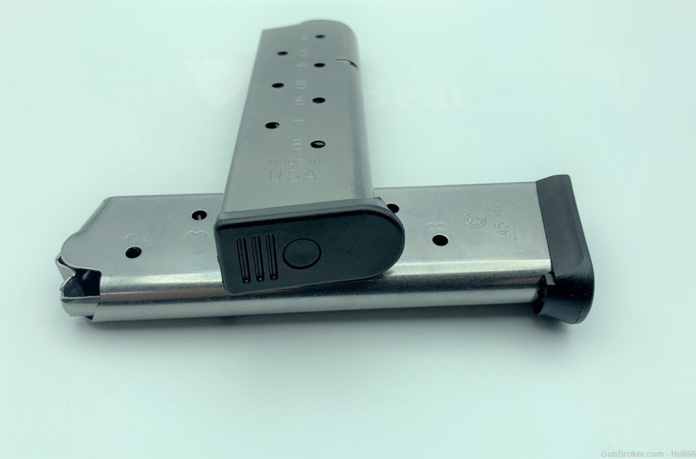 Pack of 2 1911 METALFORM 45.746 FULL-SIZE MAGAZINE .45 ACP AUTO 8 Round SS-img-1