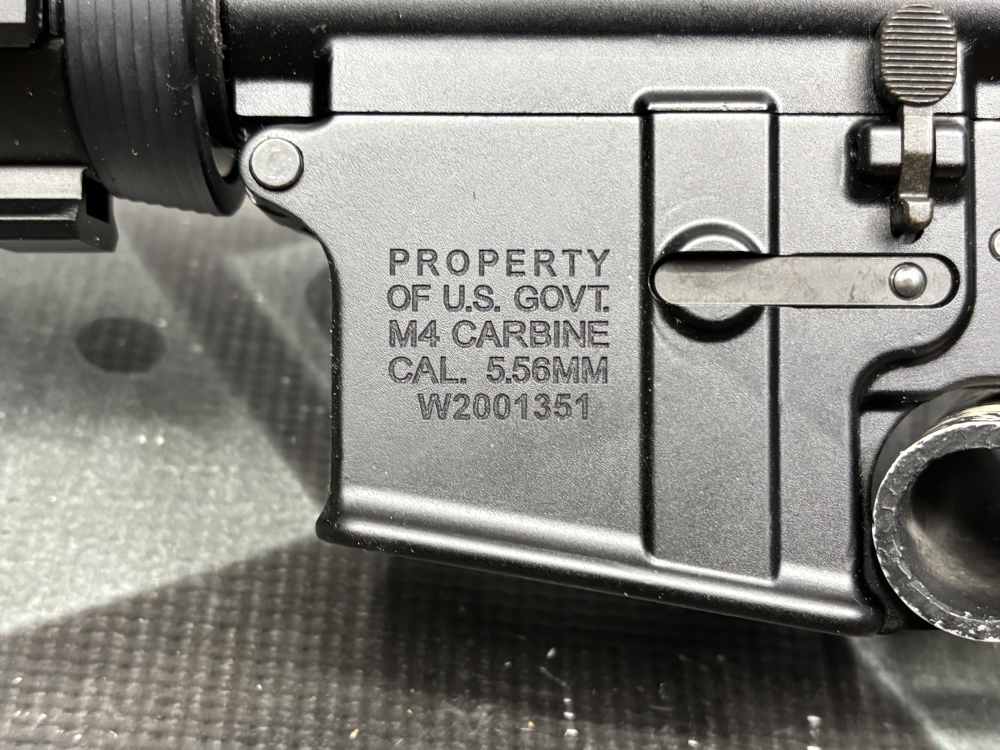 Palmetto 16" 5.56 M4 Carbine retro clone quad rail 5.5# trigger FRT option-img-3