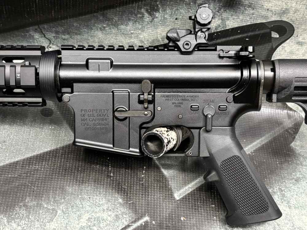 Palmetto 16" 5.56 M4 Carbine retro clone quad rail 5.5# trigger FRT option-img-2