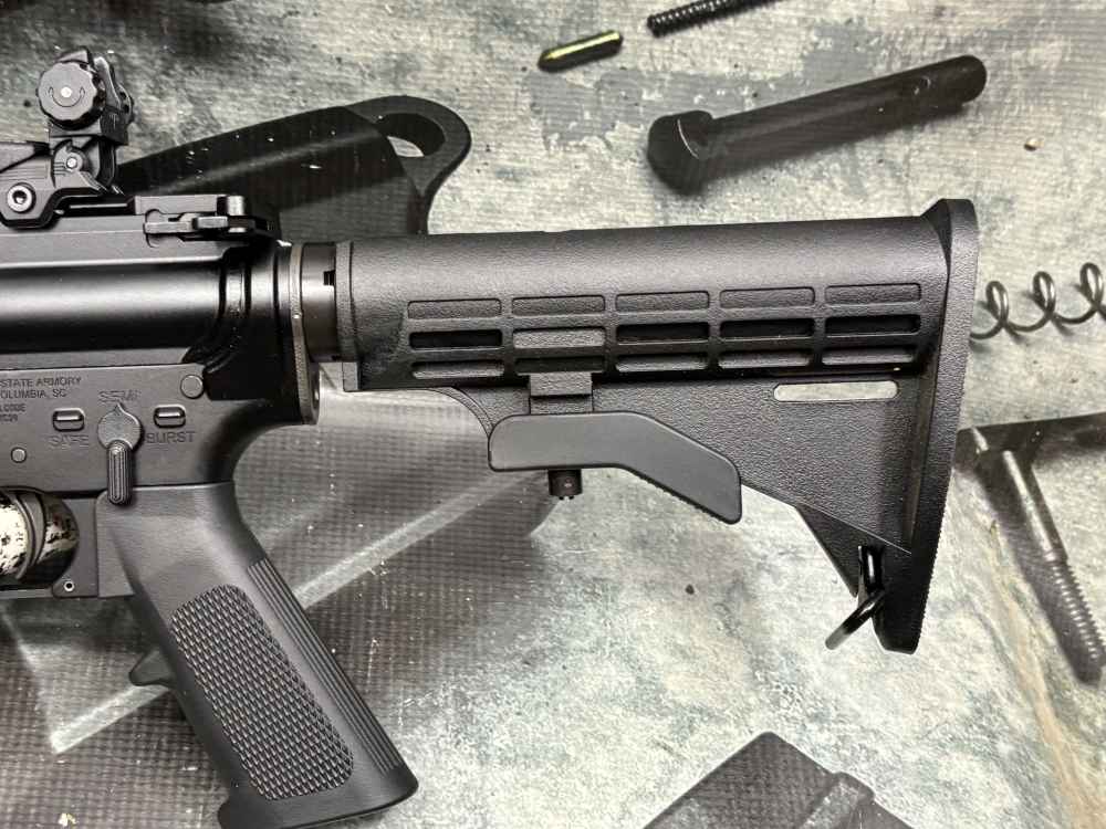 Palmetto 16" 5.56 M4 Carbine retro clone quad rail 5.5# trigger FRT option-img-6