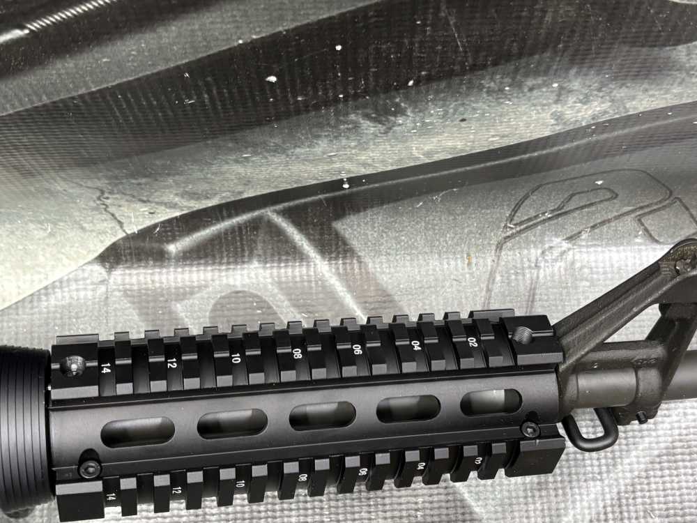 Palmetto 16" 5.56 M4 Carbine retro clone quad rail 5.5# trigger FRT option-img-9