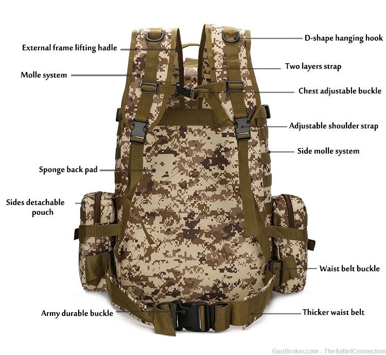 GTZ BULLET PROOF Bug-Out 55 liter back pack bulletproof LOW$-img-8