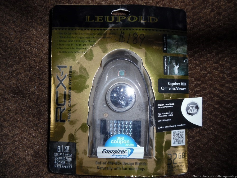 leupold rcx-1 trail camera system waterproof, open box-img-0