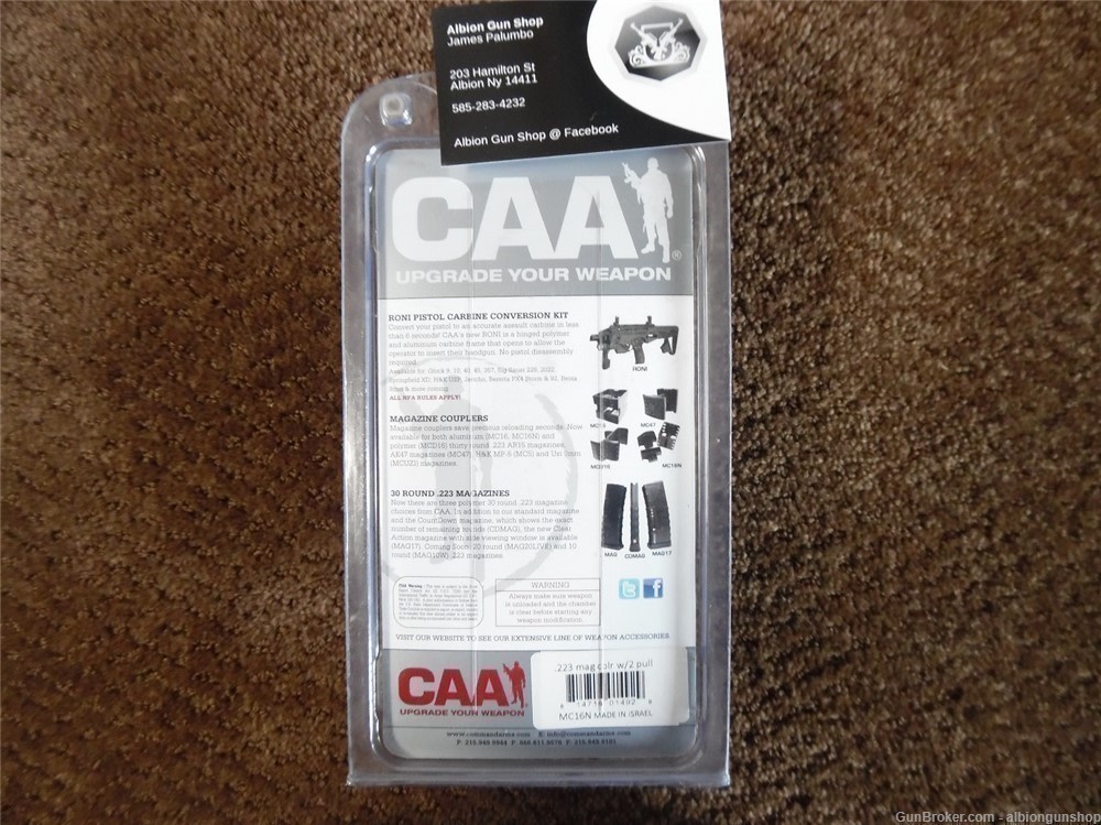 caa magazine coupler 223 w/2 pull nib (two each)-img-1