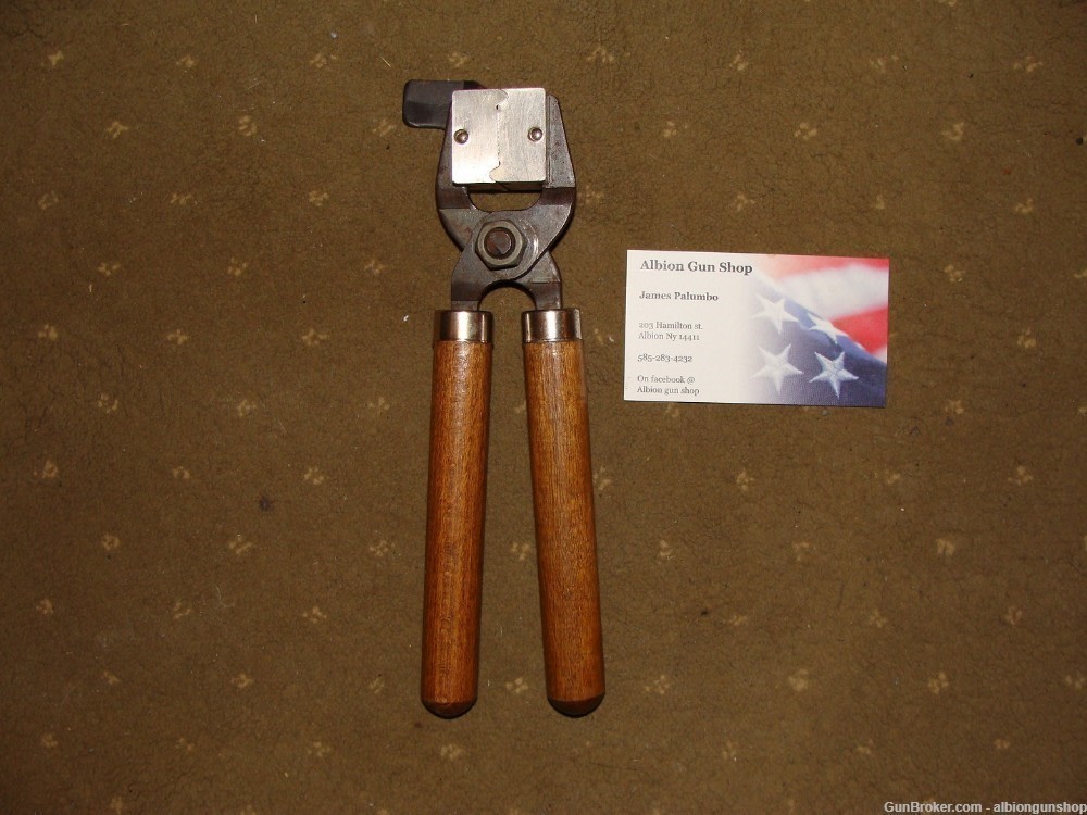 lee single cavity mold old #90428 .424 round ball-img-1