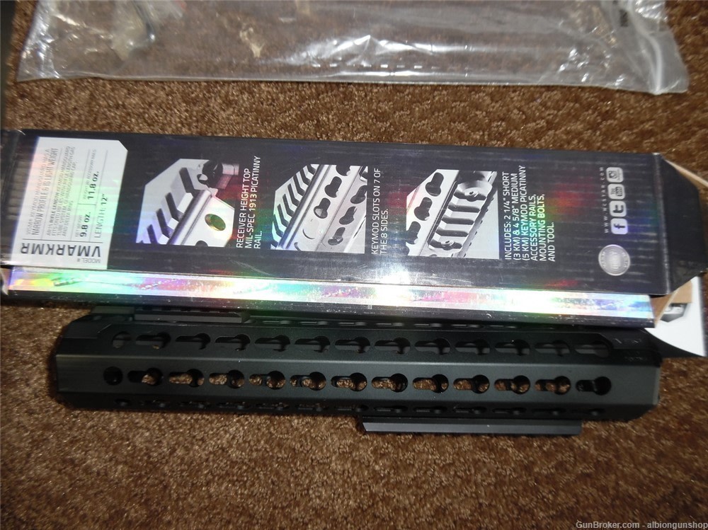vmarkmr keymod handgaurd rifle length 12 inch, nib-img-1