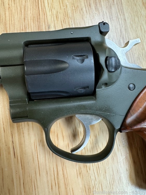 Ruger Security Six 357 mag 6" CeraKote OD / BLK -img-3