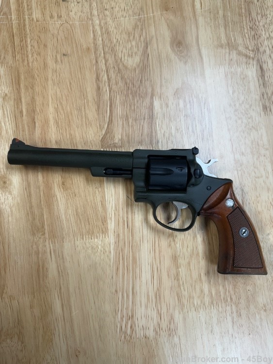 Ruger Security Six 357 mag 6" CeraKote OD / BLK -img-0