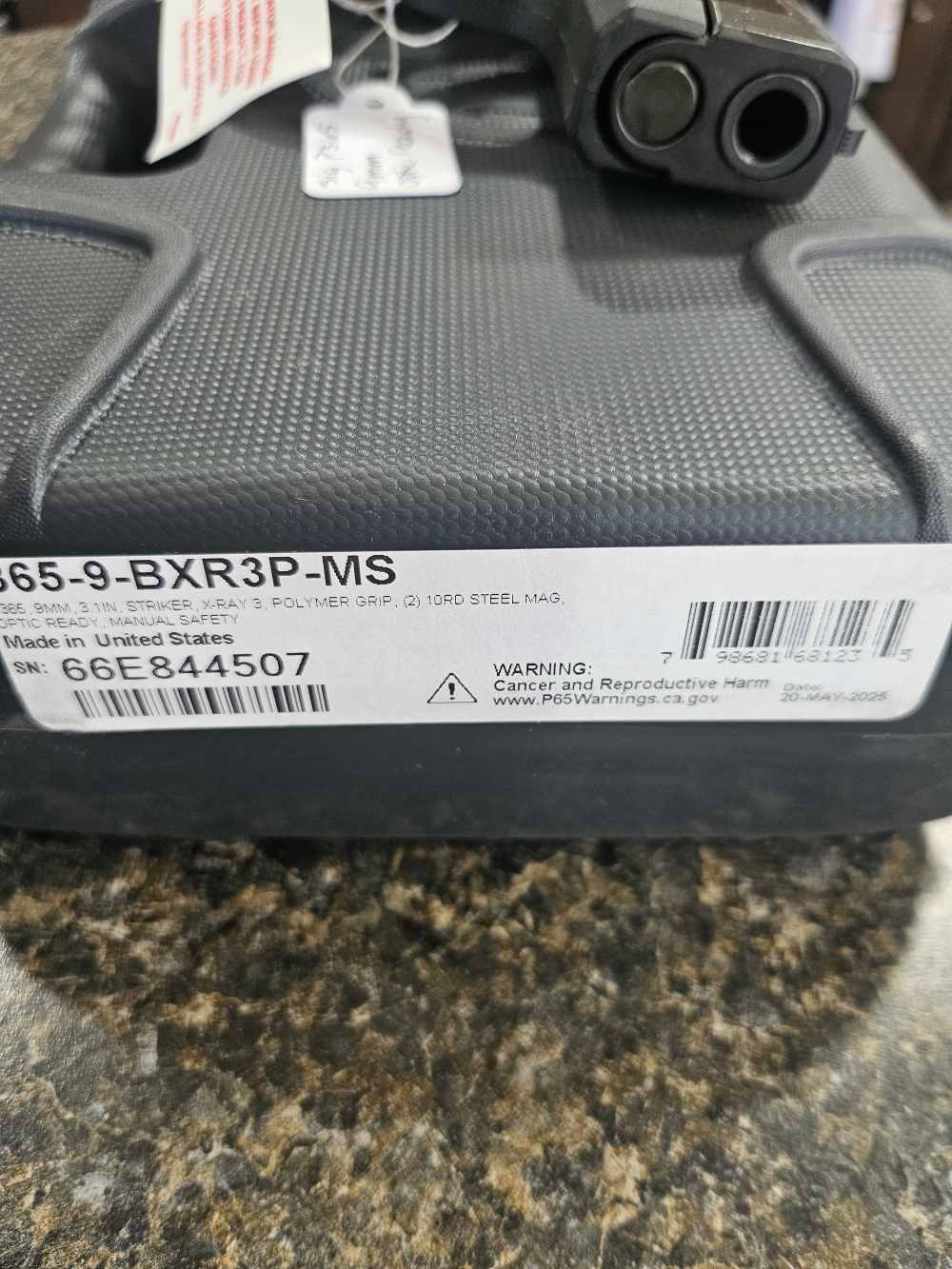 Sig Sauer P365 9mm Pistol 2x10rd 3.1" Manual Safety 365-9-BXR3P-MS-img-2
