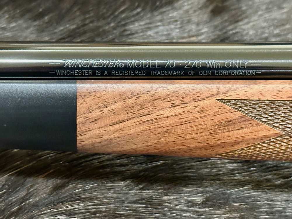 WINCHESTER MODEL 70 SUPER GRADE 270 WIN 24" GOOD WOOD, FREE SAFARI-img-13
