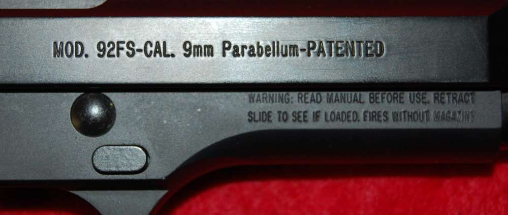 Beretta Model 92FS Semi-Auto Pistol in 9mm 4 7/8"  -img-3