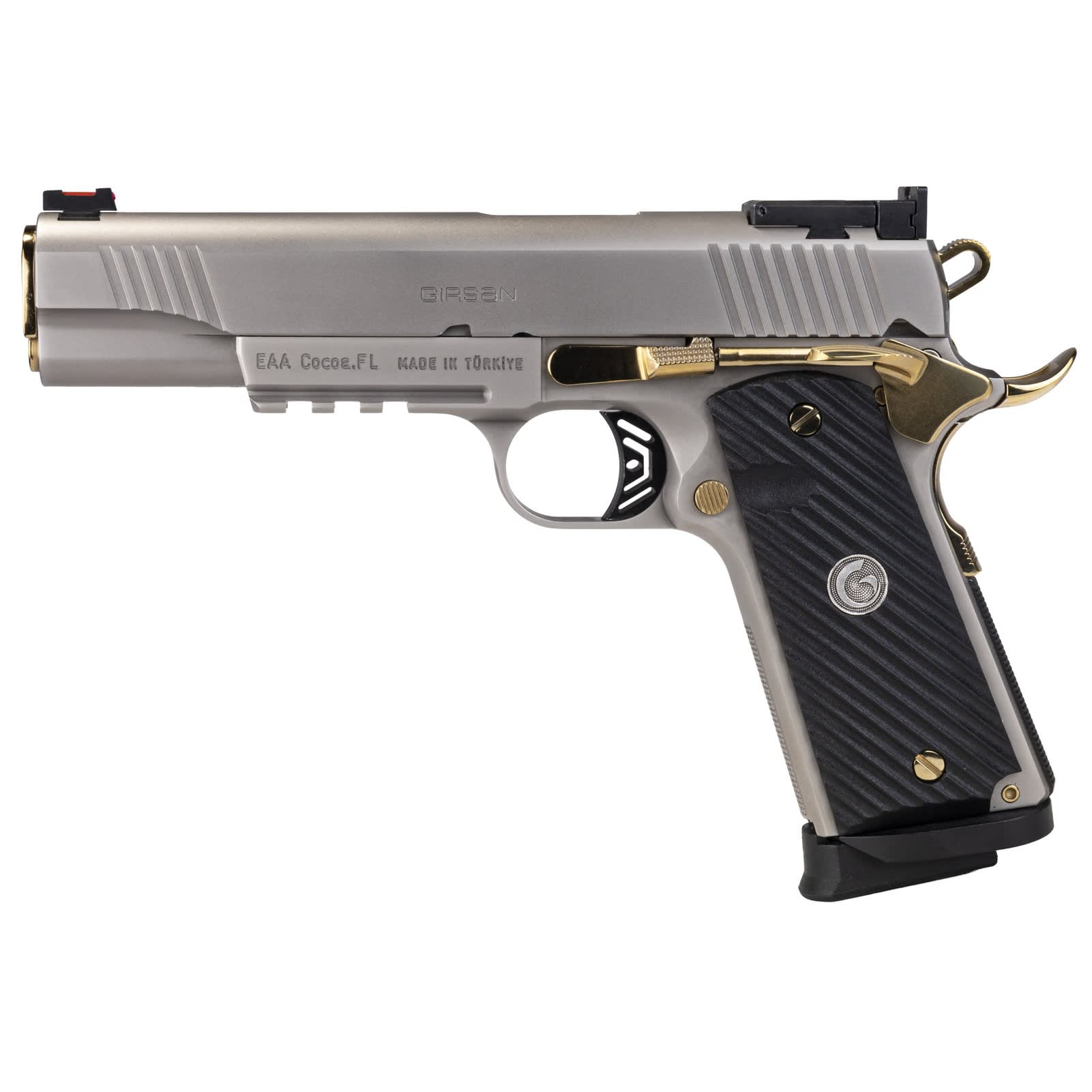 EAA MC1911 Negotiator .38 Super 5in 9rd Steel/Black Semi-Auto Pistol 390399-img-2