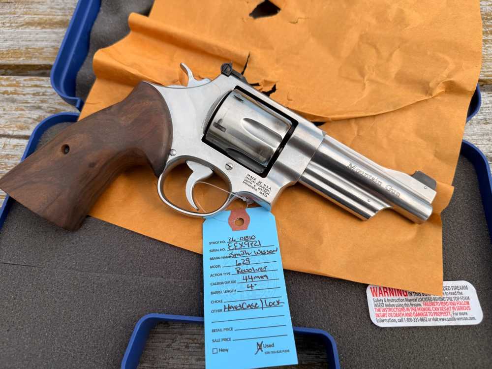SMITH & WESSON 629 4" .44 MAGNUM MOUNTAIN GUN REVOLVER -img-1