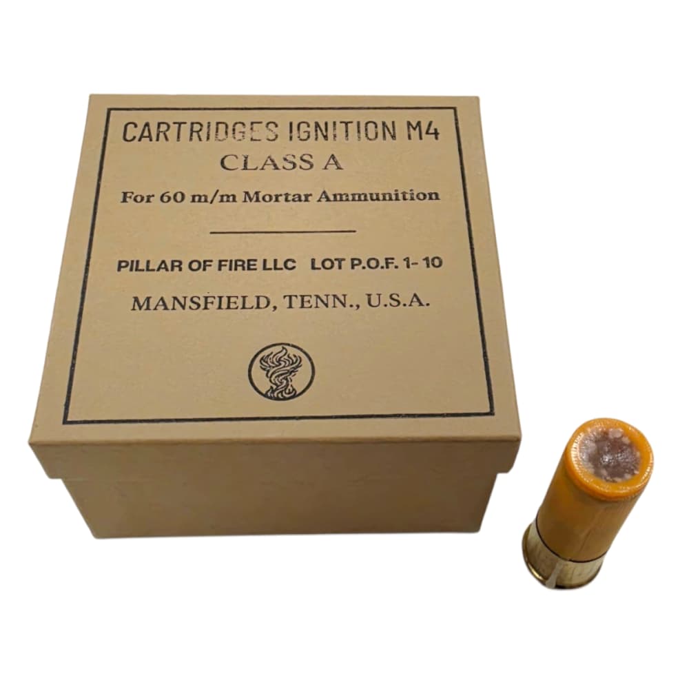 60mm M4 Mortar Ignition Cartridges – 25 count Box-img-1