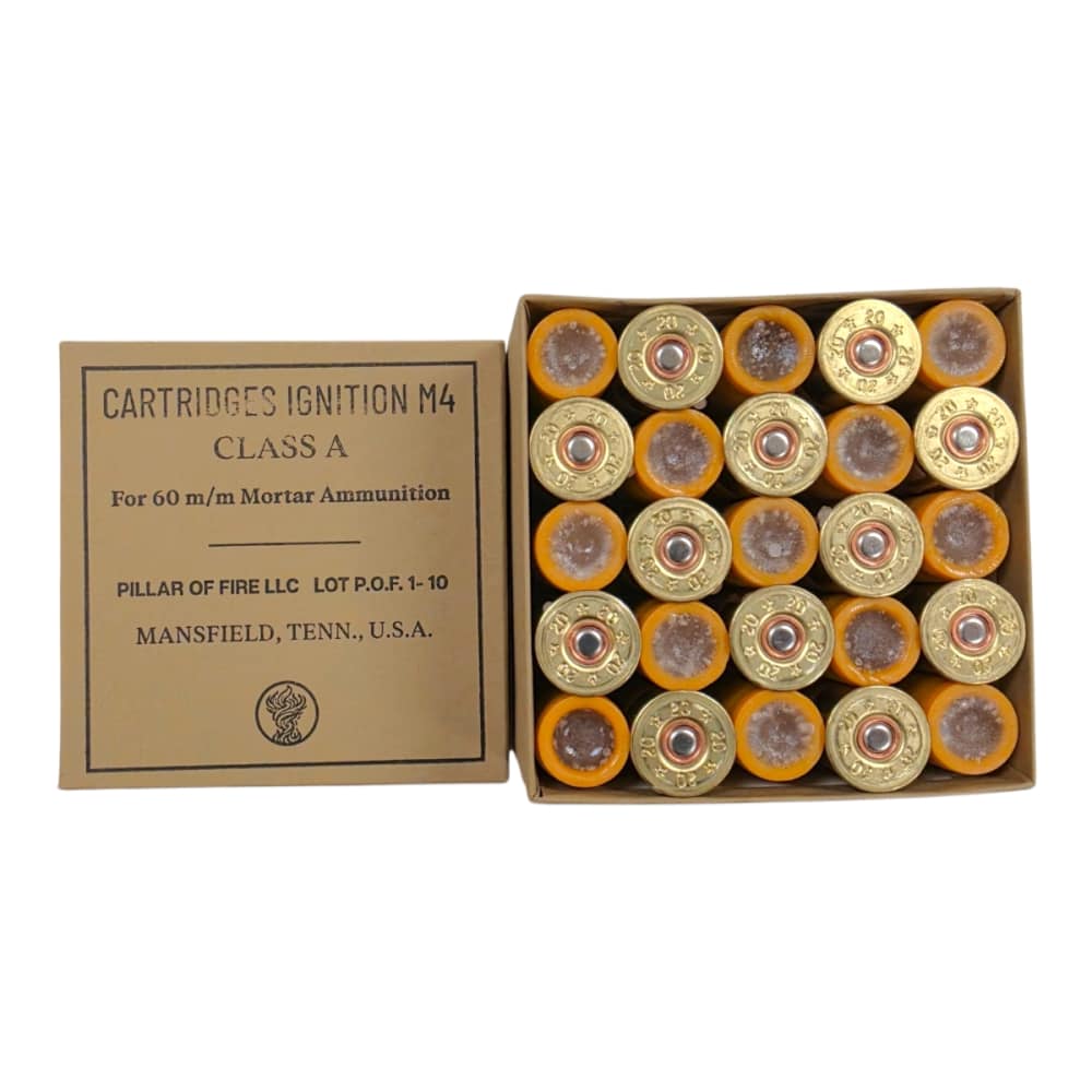 60mm M4 Mortar Ignition Cartridges – 25 count Box-img-3