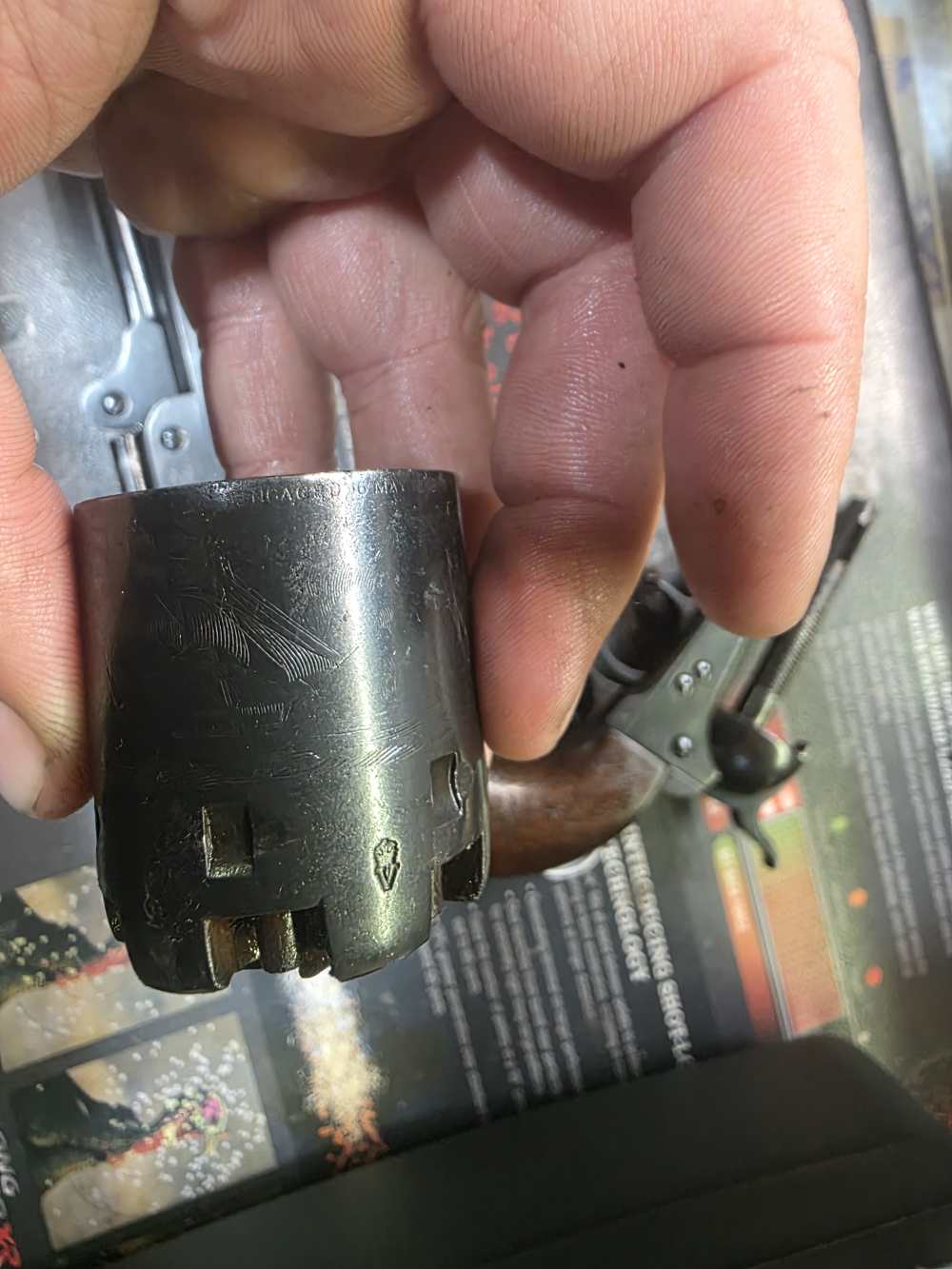 Original Colt 1851 Navy 36 Cal Percussion Black Powder Revolver Matching #s-img-35