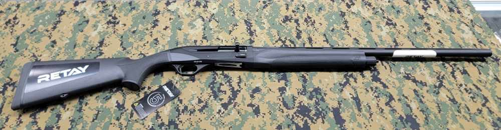 Retay Gordion 12ga semi auto shotgun. 28in barrel synthetic stock black-img-0