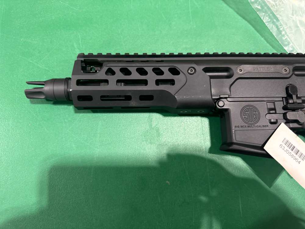 Sig Sauer MCX Rattler LT Semi-Auto Pistol AR 300 Black 6.75" No box or mag-img-6